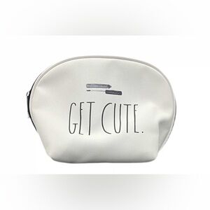 Rae Dunn - Get Cute Cosmetic Bag NWT